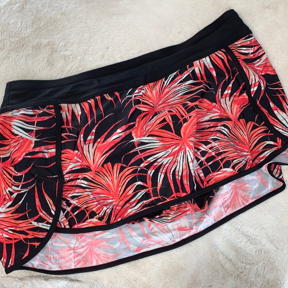 Size 16 / 1X Cacique Swim Skort skirt bikini bottoms
